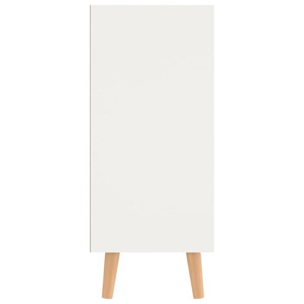 vidaXL Aparador 90x30x72cm derivados de madeira branco/carvalho sonoma