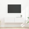 vidaXL Arm&aacute;rio de TV de Parede 2 pcs Branco 60 x 31 x 29.5 cm