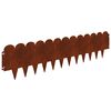 vidaXL Acabamento para Gramado 30 pcs 103 x 25 cm A&ccedil;o