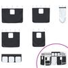 vidaXL Estrutura de Cama Loft para Crian&ccedil;as com Cortinas 74,5 x 190 cm