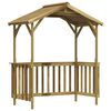 vidaXL Abrigo para barbecue 163,5x93x210cm madeira de pinho impregnada