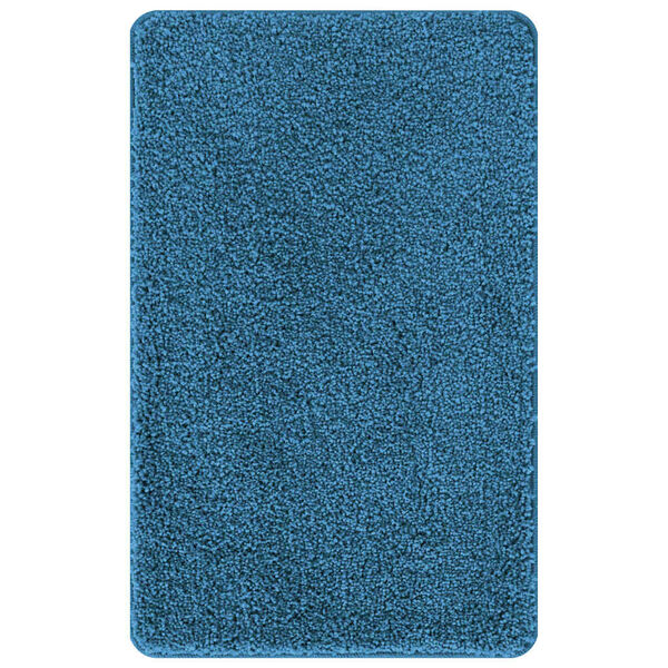 vidaXL Tapete de Banho Antiderrapante Azul 60 x 90 cm PP