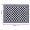 vidaXL Panos de cozinha 10 pcs 50x70 cm algod&atilde;o azul e branco