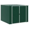 vidaXL Abrigo de jardim 195x198x159 cm a&ccedil;o galvanizado verde