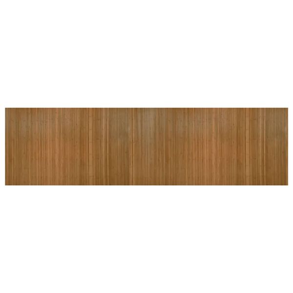 vidaXL Divis&oacute;ria largura 600 cm altura 165 cm bambu castanho