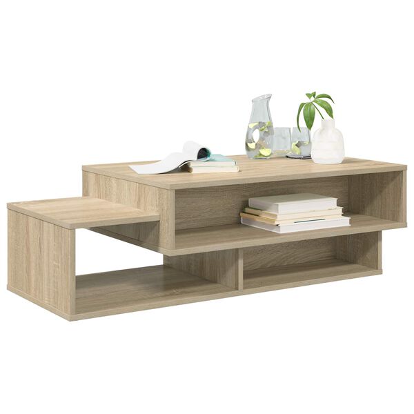 vidaXL Mesa de centro Carvalho Sonoma 105 x 50 x 32,5 cm