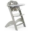 CHILDHOME Cadeira alta de beb&eacute; 2-em-1 Lambda 3 cinzento pedra