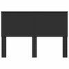 vidaXL Cabeceira Carvalho Preto 160 cm Madeira processada