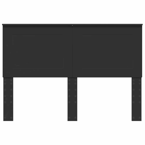 vidaXL Cabeceira Carvalho Preto 160 cm Madeira processada