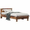 vidaXL Estrutura da Cama Madeira antiga 98.5 x 200 cm