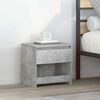 vidaXL Mesas de cabeceira 2 pcs 40x30x39 cm contrapl. cinzento cimento