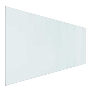 vidaXL Placa de Vidro para Lareira Transparente 120 x 50 cm Vidro