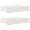 vidaXL Gavetas para cama 2 pcs 80x55x17 cm pinho maci&ccedil;o branco