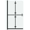vidaXL Divis&oacute;ria chuveiro dobr&aacute;vel 80x190 cm vidro fosco ESG