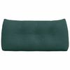 vidaXL Travesseiro para Costas Verde Escuro 100 x 24 x 50 cm Veludo