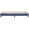 vidaXL Estrutura de cama sem colch&atilde;o 140x200 cm tecido azul