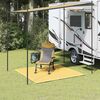 vidaXL Tapete de campismo para tenda 250x250 cm PEAD bege