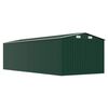vidaXL Abrigo de jardim 257x580x181 cm metal verde