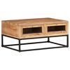 vidaXL Mesa de centro 90x60x40 cm madeira de ac&aacute;cia maci&ccedil;a