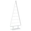 vidaXL &Aacute;rvore de Natal de metal KUOPIO 150 cm A&ccedil;o Branco