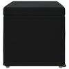vidaXL Banqueta Preto 61 x 41 x 40 cm Veludo e Madeira de Engenharia