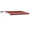 vidaXL Toldo retr&aacute;til manual com LEDs 3,5 x 2 m
