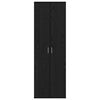 vidaXL Highboard Carvalho preto 60 x 35 x 180 cm Madeira processada