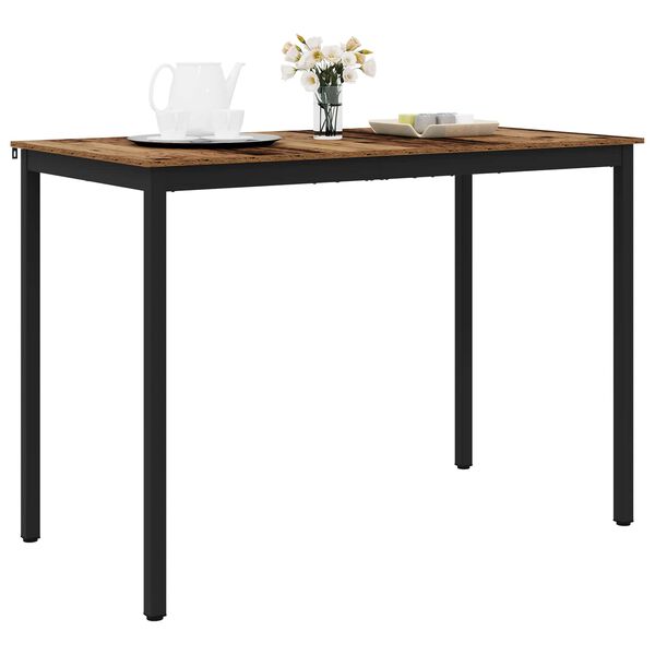 vidaXL Mesa de Bar em P&eacute; Madeira processada