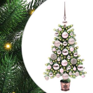 vidaXL &Aacute;rvore de Natal com 150 LEDs com suporte Verde 65 cm PE