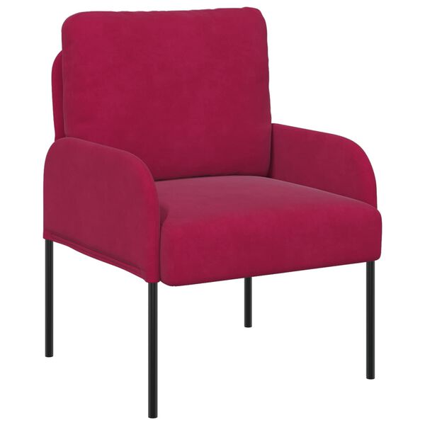 vidaXL Conjuntos de sof&aacute;s 3 pcs Vinho Vermelho 115 x 56 x 80 cm