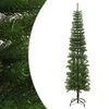 vidaXL &Aacute;rvore de Natal artificial fina com suporte PE 240 cm