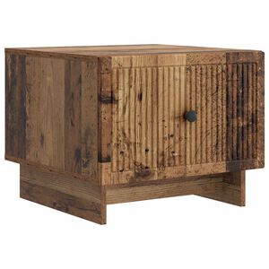 vidaXL Mesa de centro com gaveta Madeira antiga 49 x 50 x 40 cm