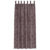 vidaXL Cortinas de Veludo 2 pcs Castanho 225 x 140 cm Veludo