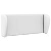 vidaXL Orelha de Cabeceira Outros Branco Puro 40 x 23 x 6 cm