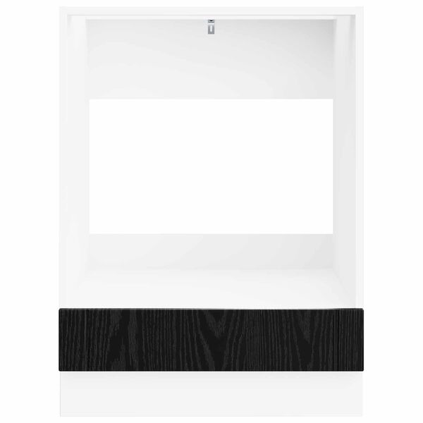 vidaXL Arm&aacute;rio de Cozinha Carvalho Preto 60 x 46 x 81,5 cm