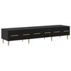 vidaXL Gabinete para TV 150 x 36 x 30 cm Carvalho Preto