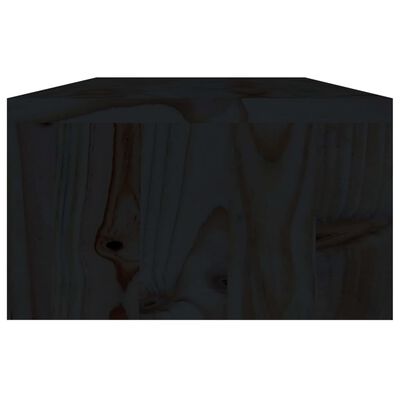 vidaXL Suporte monitor 60x23,5x12 cm derivados de madeira preto