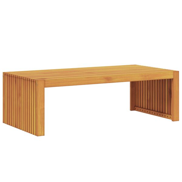 vidaXL Mesa Lateral Castanho 110 x 55 x 35 cm Madeira S&oacute;lida de Ac&aacute;cia