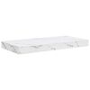 vidaXL Prateleira de Parede 2 pcs M&aacute;rmore Branco 50 x 23,5 x 4 cm