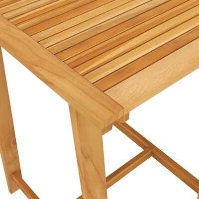 vidaXL 5 pcs conjunto de bar para exterior madeira de acácia maciça