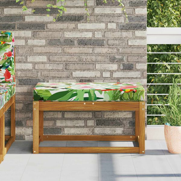 vidaXL Almofada de Assento Externa colorido 80 x 40 x 8 cm