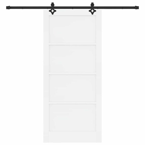vidaXL Porta Deslizante ORKDAL Branco 93 x 211 cm