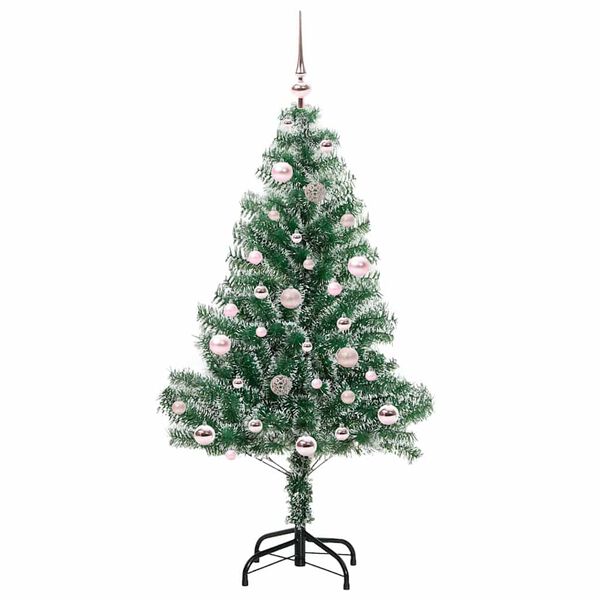 vidaXL &Aacute;rvore de Natal Artificial Coberta de Neve com Luzes de LED