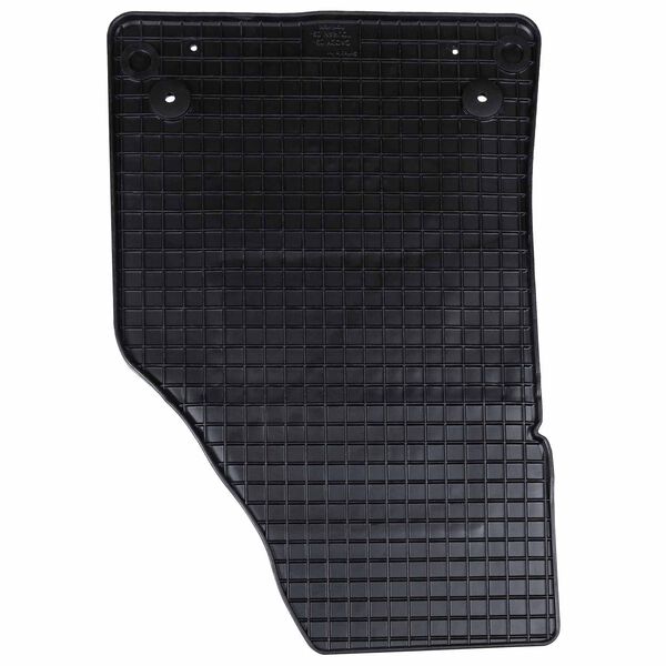 vidaXL Tapete de carro 4 pcs Preto Borracha