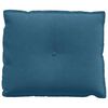 vidaXL Travesseiro para Costas Azul 60 x 50 cm Tecido de Veludo Cotele