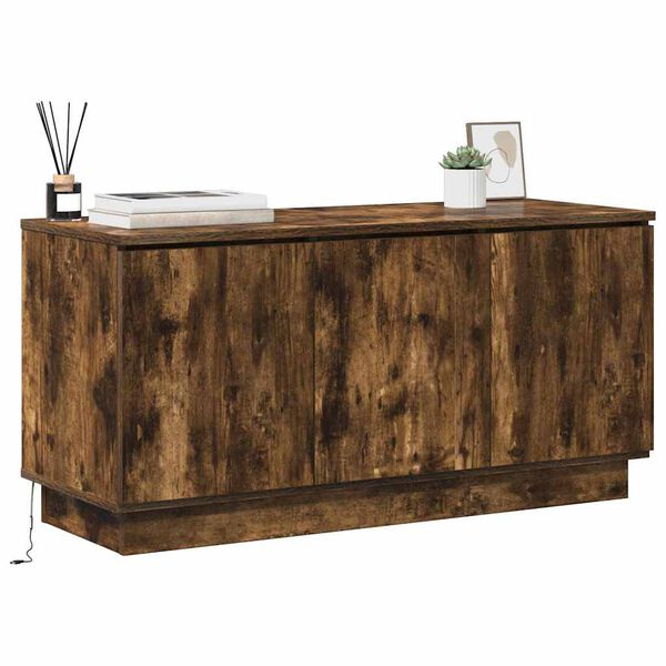 vidaXL Gabinete para TV Carvalho Defumado 100 x 38 x 49 cm