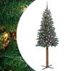 vidaXL &Aacute;rvore de Natal Slim Verde 180 cm
