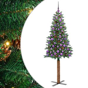 vidaXL &Aacute;rvore de Natal Slim Verde 180 cm