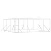 vidaXL Canil de exterior 6x6x2 m a&ccedil;o galvanizado prateado