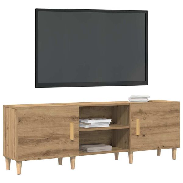 vidaXL Gabinete para TV carvalho artisiano 150 x 30 x 50 cm